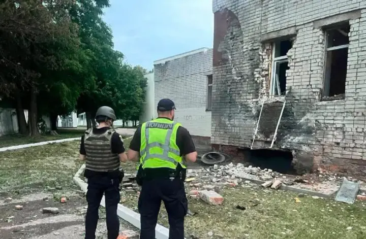 In Chernihiv, two people were injured in a drone attack, an educational institution and houses were damaged