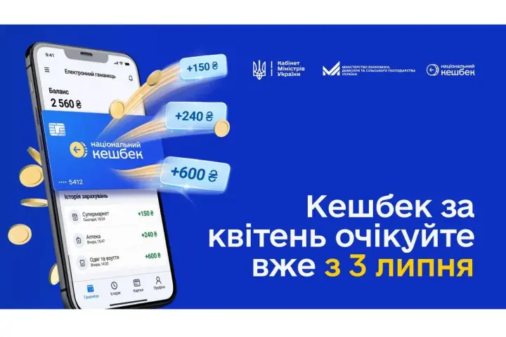 Уряд продовжив термін використання коштів за програмою "Національний кешбек" до 31 липня 2026 року