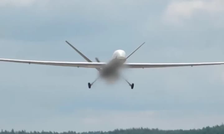 Russia has shown an unusual version of the Orion UAV, from which it launches Banderol missiles at Ukraine