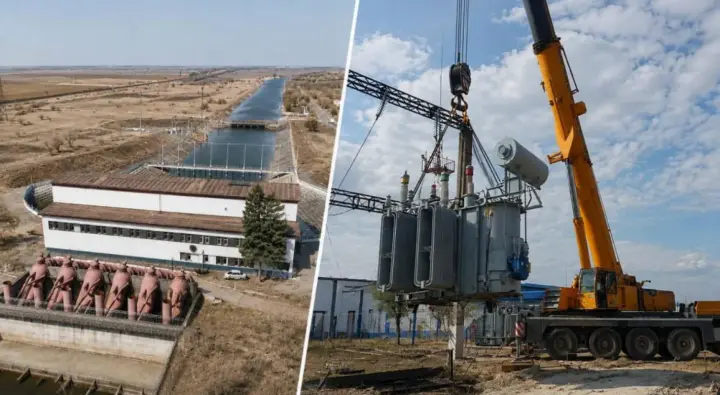 Окупанти демонтують трансформатори із насосних станцій Північнокримського каналу – "АТЕШ"