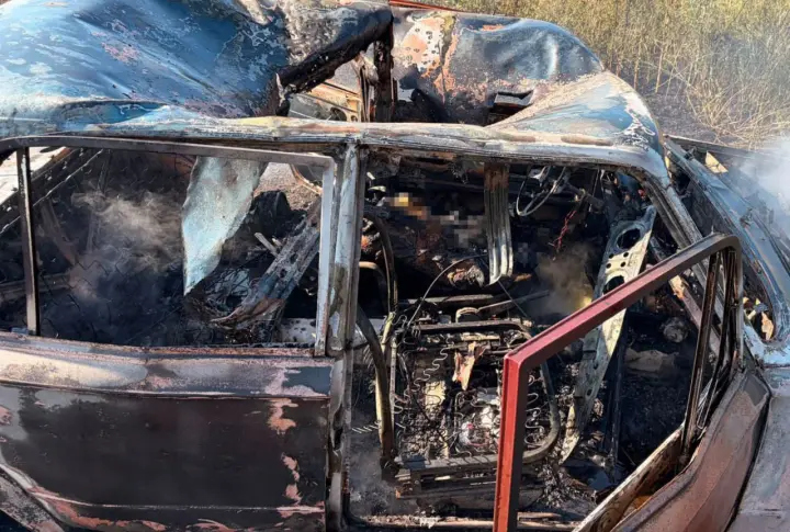 Russian drone struck a car west of Kramatorsk: two dead, two wounded