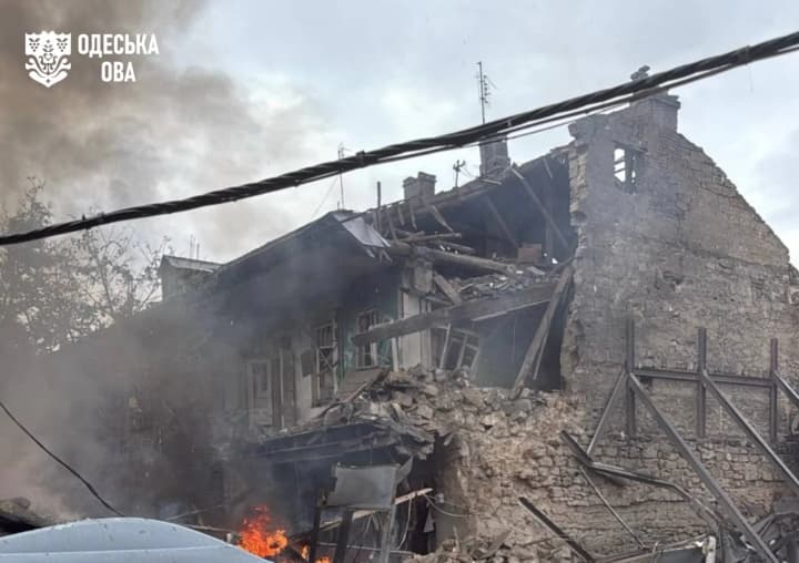 росія вдруге за день атакувала Одесу, попередньо є постраждалі