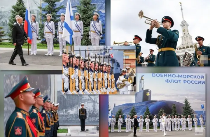 День ВМФ у росії пройшов як ганебна імітація з путіним на тлі намальованого човна - ЦПД