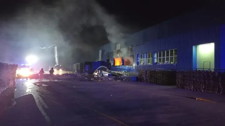 Two Russian UAVs hit the largest ROZETKA warehouse - this is the second attack in a day