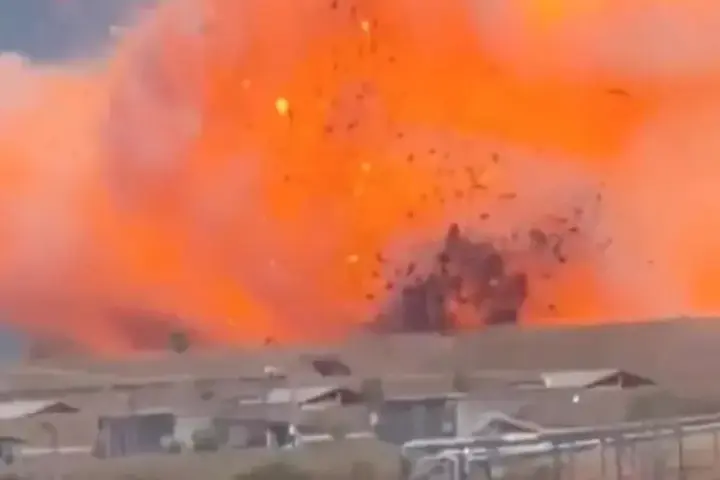 An explosion occurred at an ammunition plant near Rome