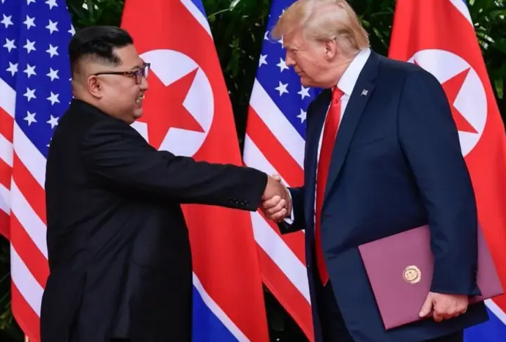 The EU disagreed with Trump regarding the absence of a threat from North Korea
