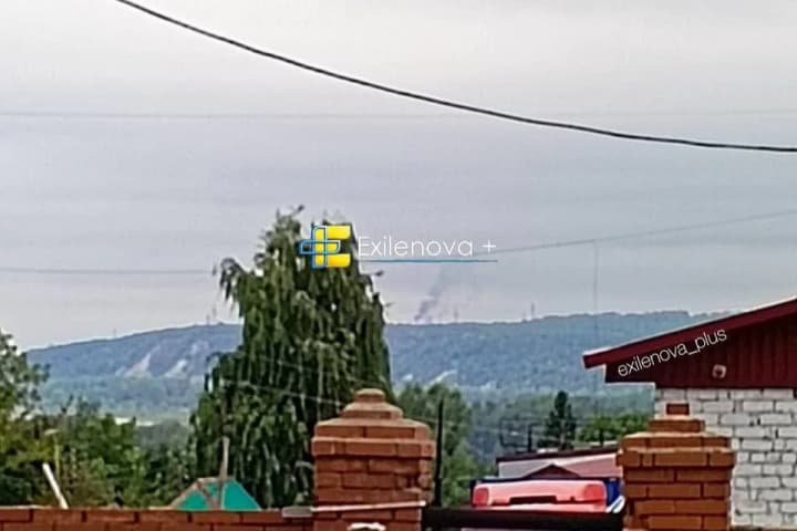 У рф фіксують пожежу на складі Ozon після атаки дронів у башкортостані