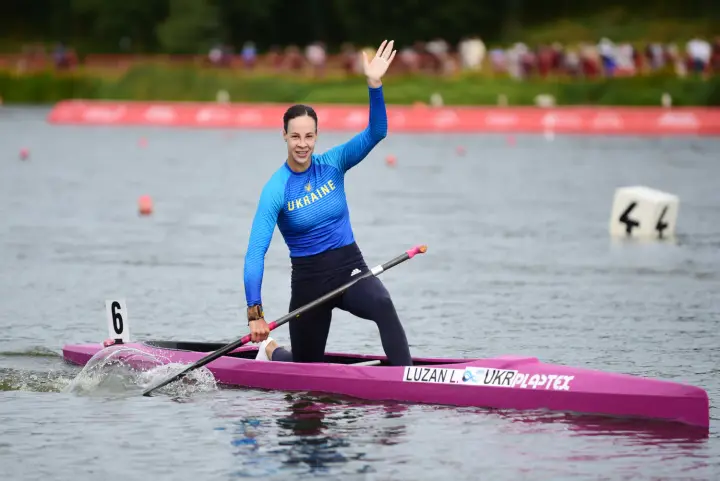 Luzan won gold at the World Championships in the 200-metre canoe single 