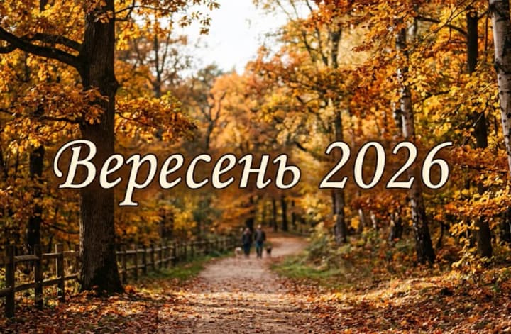 Сентябрь 2026: какие государственные, международные и церковные праздники будут отмечать украинцы