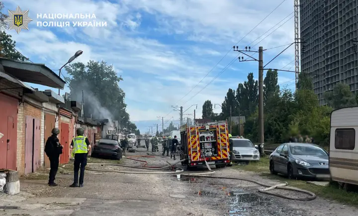 The second wave of the drone attack on Kyiv — two people are known to have been injured; debris fell in several districts