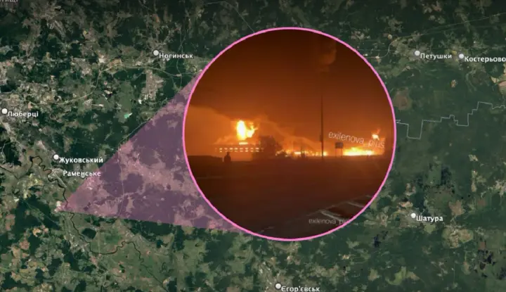 Сили оборони знищили дронами складський комплекс у Підмосков’ї - Fire Point