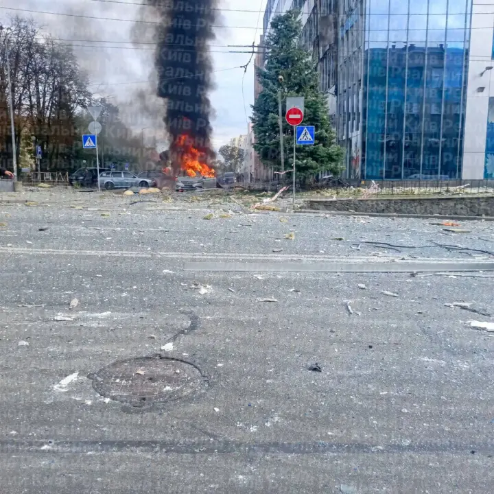 The enemy attacked an office building in Kyiv with a drone: three people were found dead in the parking lot, and another 7 were injured
