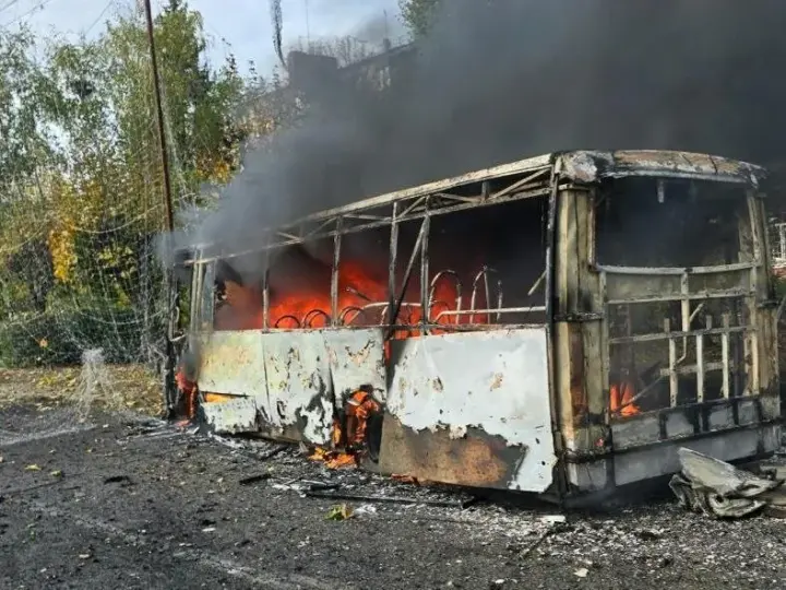 Russians struck a scheduled bus in Kramatorsk: 12 killed, 13 more injured