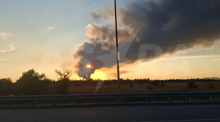 In Rostov-on-Don, an oil-loading terminal is still burning after the nighttime attack