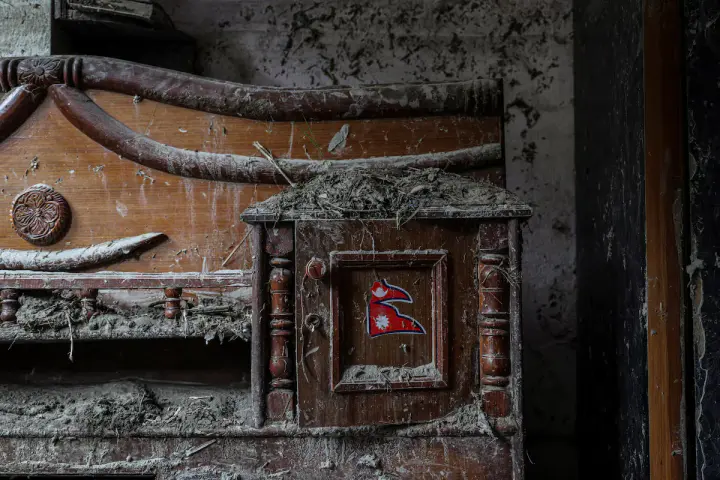 Flooding in Nepal destroyed homes and bridges; authorities announced an evacuation
