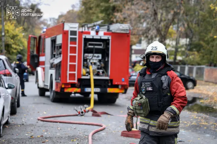 In Poltava, three people were injured as a result of an enemy attack; a school and residential buildings were damaged