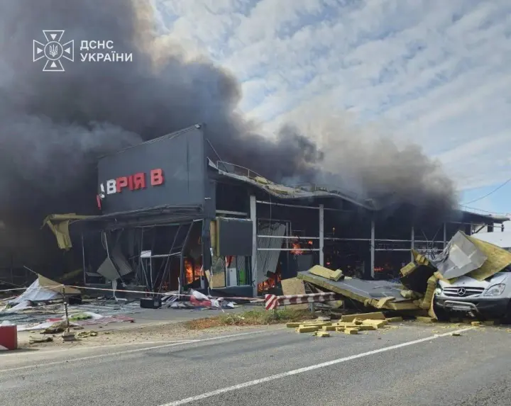 Russia struck an ordinary store in Odesa region with a jet-powered "Shahed": three injured