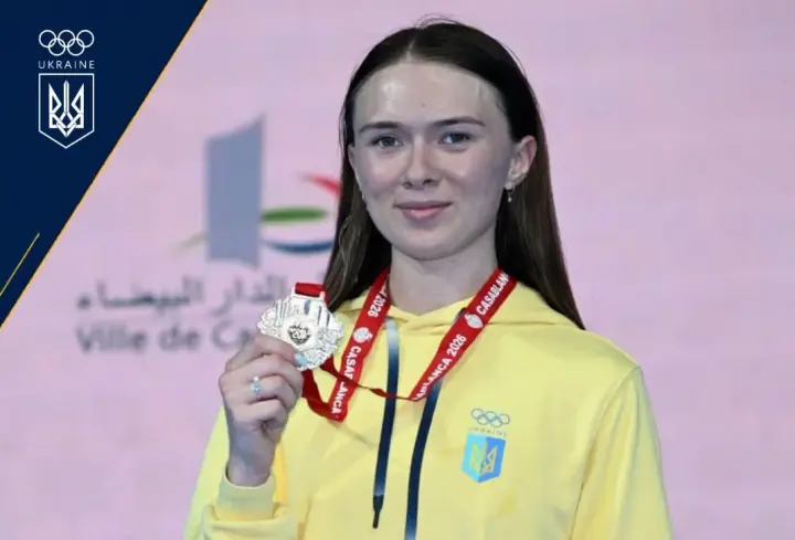 Ukrainian woman wins silver at the Fencing World Cup