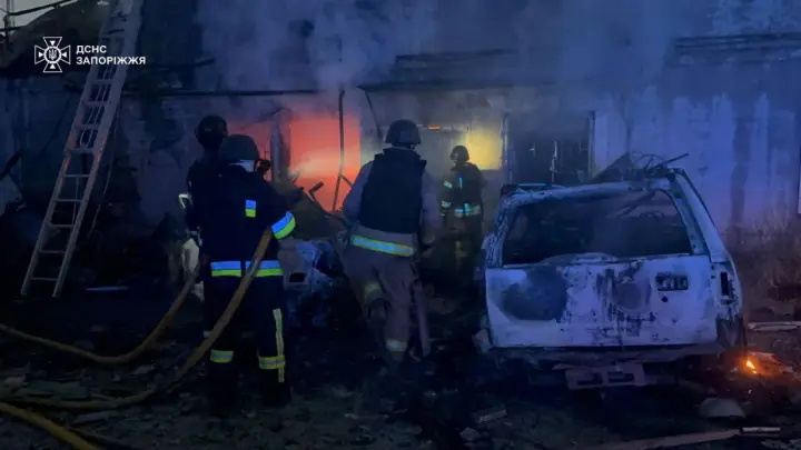 Russia’s nighttime attacks on Ukraine: explosions in Kharkiv, strikes on Dnipropetrovsk region, and one person killed in Rivne region