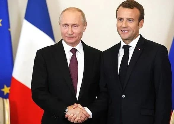 makron-na-zustrichi-z-putinim-zayaviv-scho-voni-mozhut-znayti-rishennya-po-ukrayini-iranu-ta-siriyi