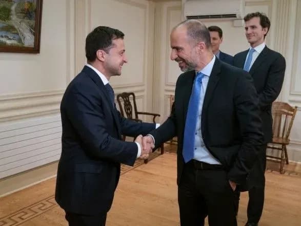 zelenskiy-obgovoriv-z-vikonavchim-direktorom-uber-zbilshennya-investitsiy-v-ukrayini