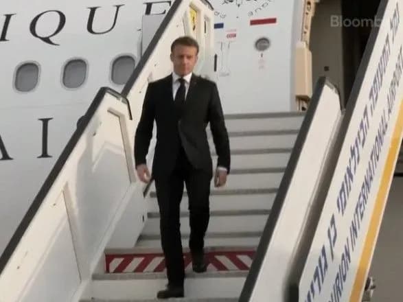 do-izrayilyu-priletiv-prezident-frantsiyi-makron