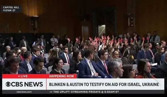 protestuvalniki-perervali-slukhannya-v-kongresi-ssha-schodo-viyskovoyi-dopomogi-izrayilyu