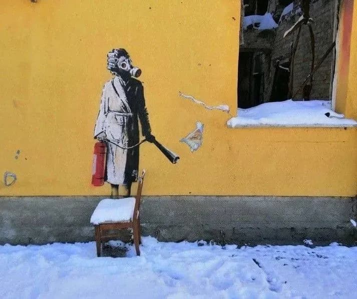 banksy-graffiti-created-in-kyiv-region-will-be-placed-in-a-virtual-gallery
