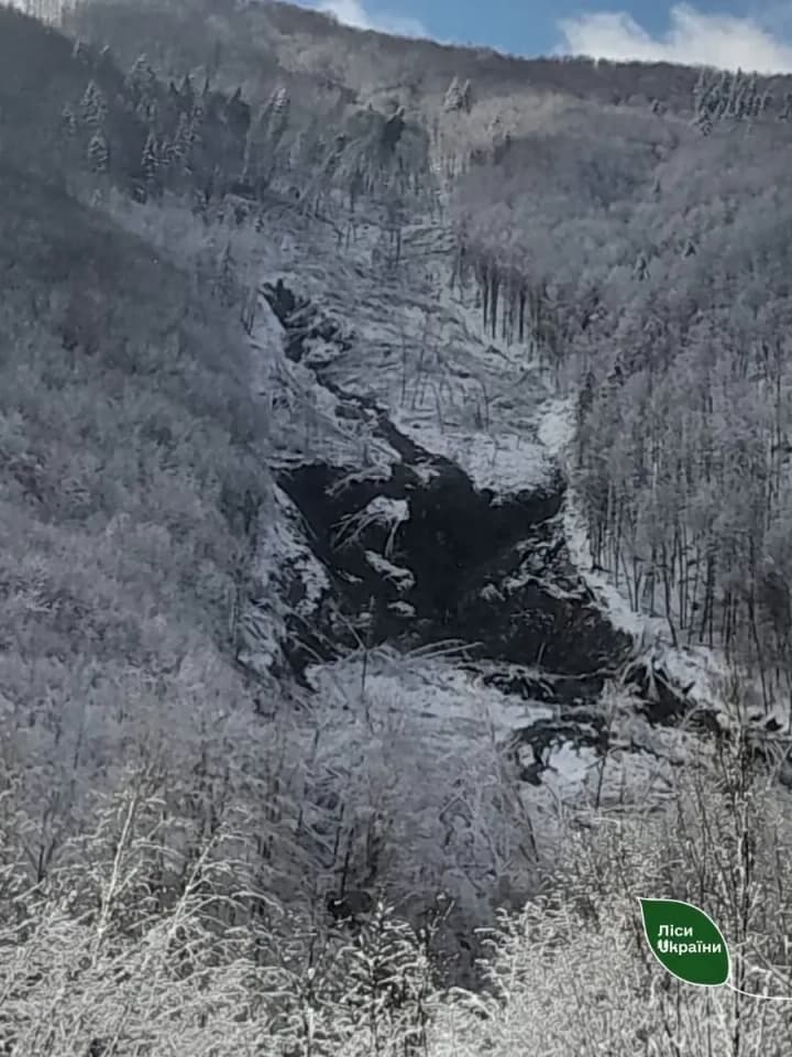 landslide-in-transcarpathia-foresters-reported-an-area-of-112-hectares-no-changes-recorded-by-the-state-emergency-service-today