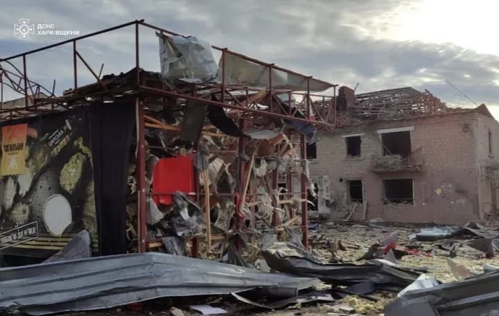 russian-strike-on-vovchansk-preliminary-one-person-was-injured