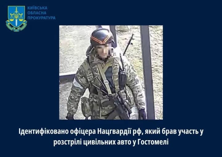 prosecutors-office-serves-suspicion-notice-to-russian-officer-who-shot-at-civilian-cars-in-gostomel
