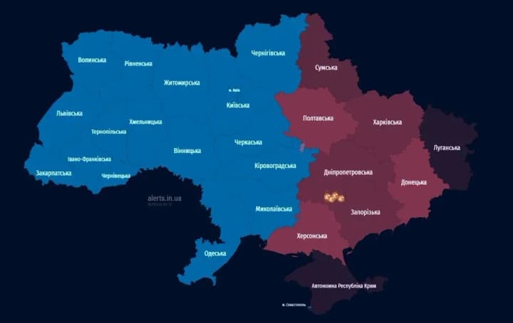 the-sound-of-an-explosion-was-heard-in-dnipro