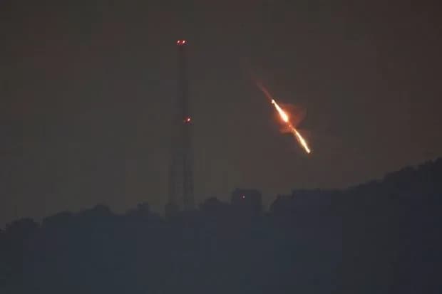israel-launches-a-missile-strike-on-iranian-territory
