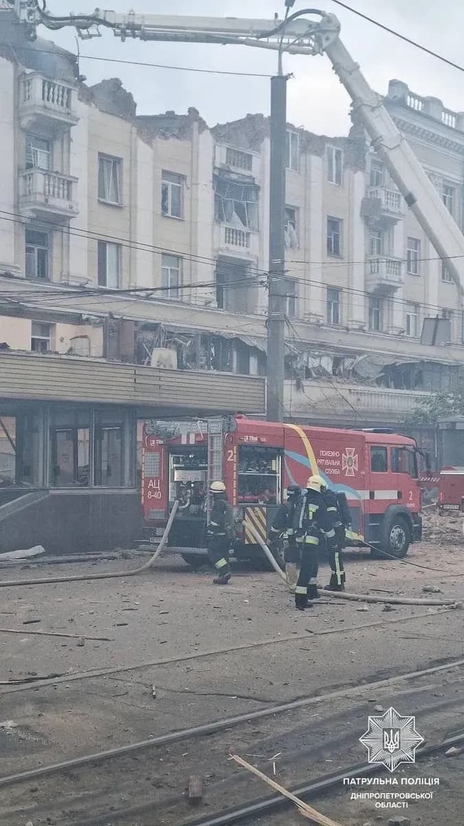 vorozhyi-obstril-dnipra-patrulni-pokazaly-pershi-khvylyny-pislia-udaru