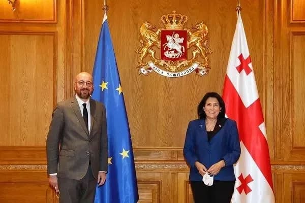 no-one-will-be-able-to-deter-georgia-from-its-european-path-zurabishvili-talks-to-president-of-the-european-council