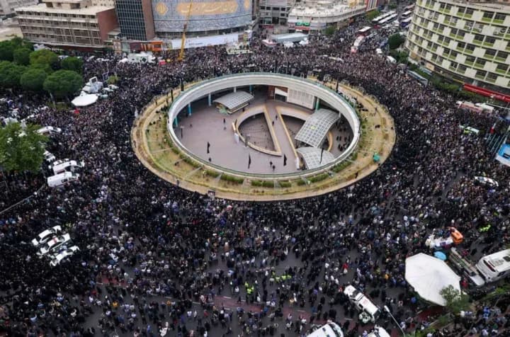 president-ebrahim-raisi-who-died-in-a-plane-crash-is-buried-in-iran