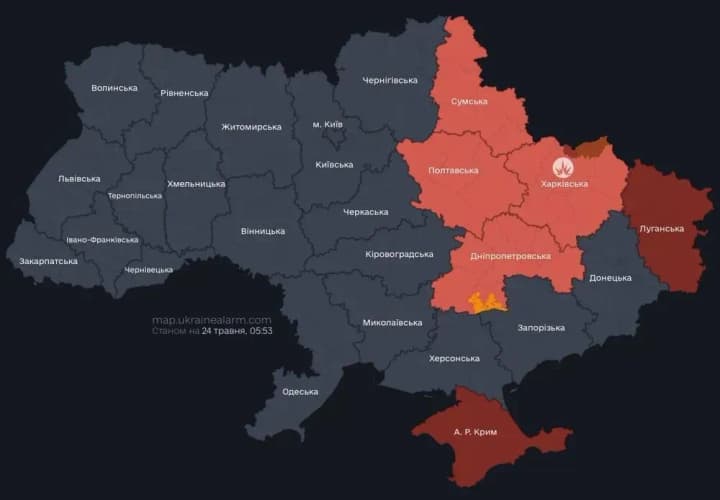 povitriani-syly-poperedzhaiut-pro-zahrozu-balistychnykh-raket-dlia-pivnichno-skhidnykh-ta-skhidnykh-oblastei-z-bielhoroda