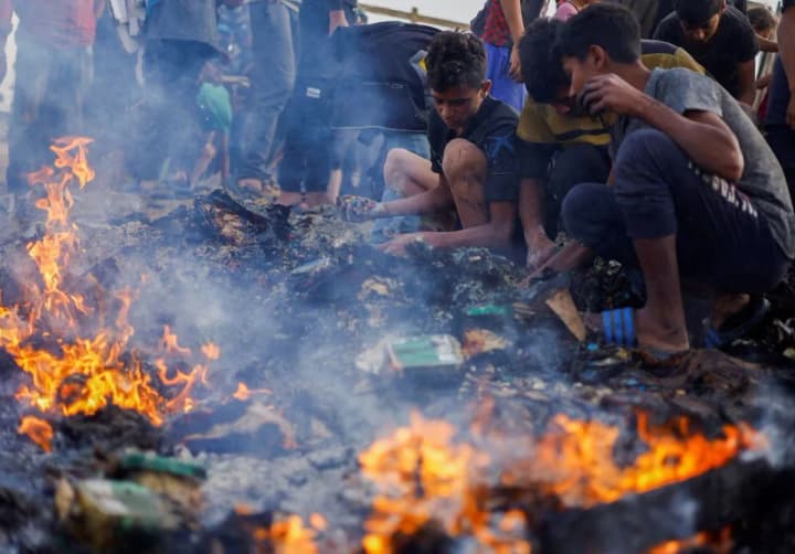 the-israeli-attack-on-the-rafah-tent-city-claimed-the-lives-of-45-people-causing-an-international-outcry