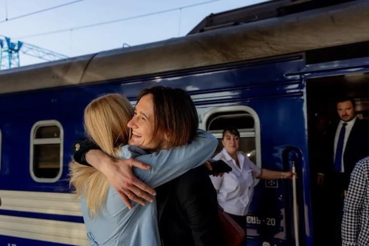 speaker-of-the-lithuanian-parliament-arrives-in-kyiv-on-a-visit