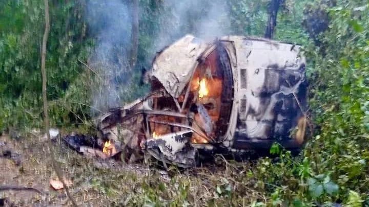 in-kharkiv-region-four-people-including-a-child-were-killed-as-a-result-of-a-car-exploding-on-a-mine-in-the-forest