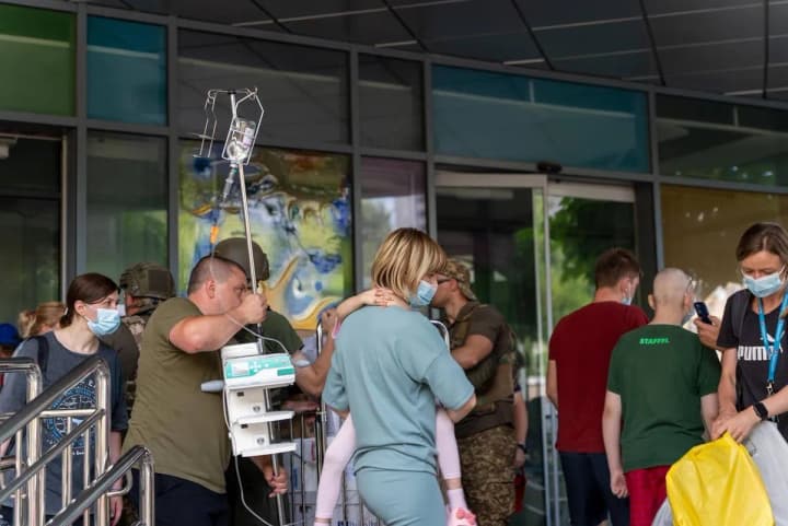 94-children-from-okhmatdyt-were-transferred-to-other-medical-institutions-57-victims-of-the-russian-attack-are-in-hospitals