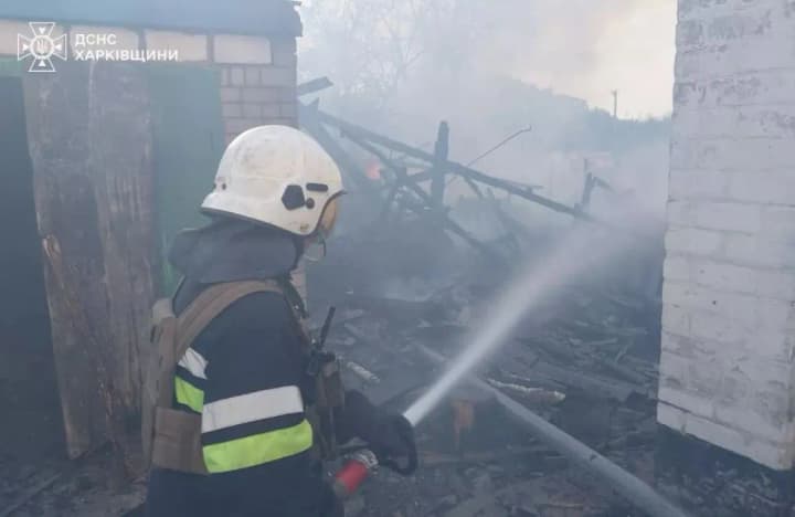 the-enemy-attacked-the-village-of-bohuslavka-in-kharkiv-region-from-the-air