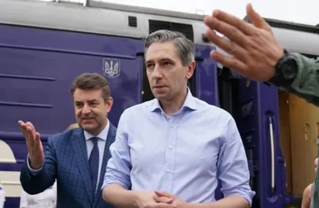 irish-prime-minister-arrives-in-kyiv-to-meet-with-zelenskyy