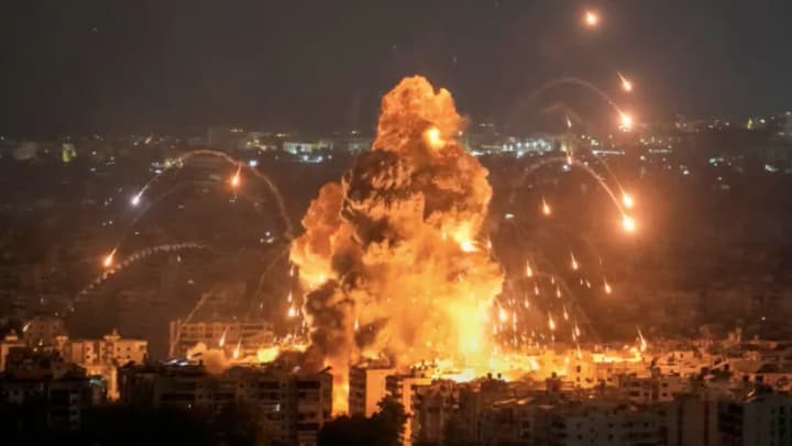 idf-launches-another-air-strike-on-beirut
