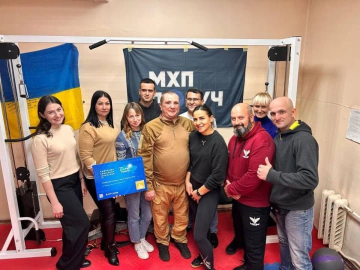 equipment-for-a-rehabilitation-center-for-veterans-was-updated-in-kyiv-region-with-the-support-of-the-mhp-row-program