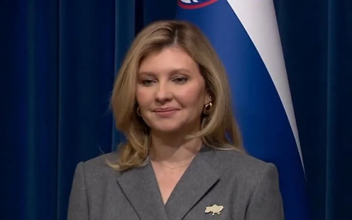 politsiya-slovenii-zaderzhala-mitinguyushchego-kotorii-vikrikival-rossiya-pobedit-vo-vremya-vizita-yeleni-zelenskoi-v-lyublyanu