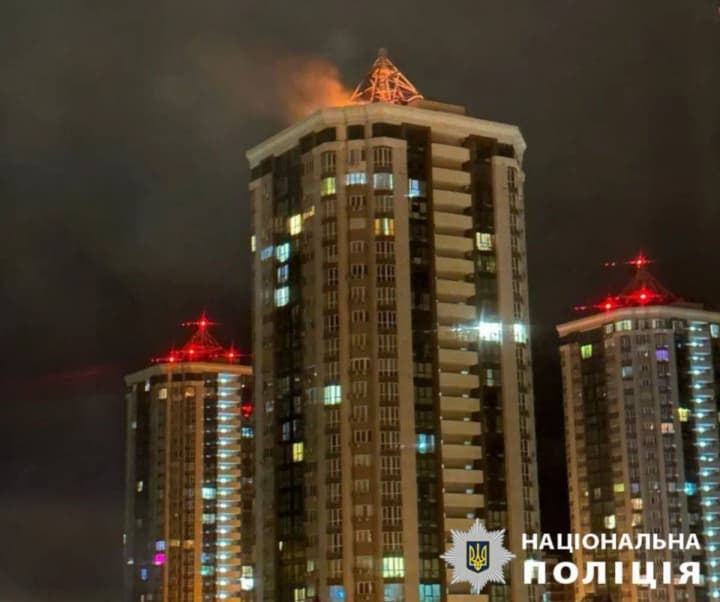 two-high-rise-buildings-damaged-by-enemy-drone-debris-in-kyiv-region-consequences-shown