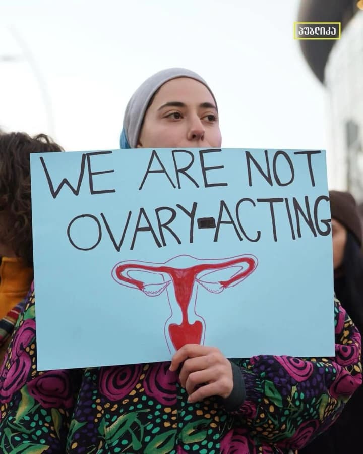 in-tbilisi-women-marched-in-protest-one-of-the-participants-was-attacked-by-a-supporter-of-the-georgian-dream