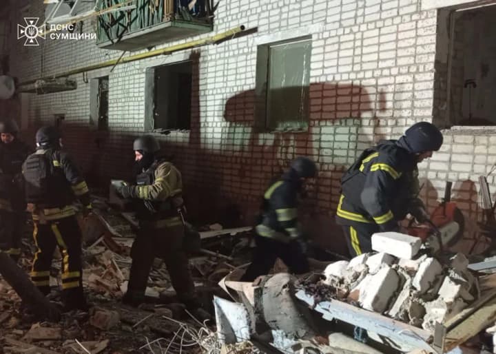 rescue-work-completed-in-sumy-region-after-russian-strike-on-high-rise-building