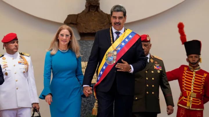 the-third-consecutive-inauguration-of-president-maduro-took-place-in-venezuela-amid-protests